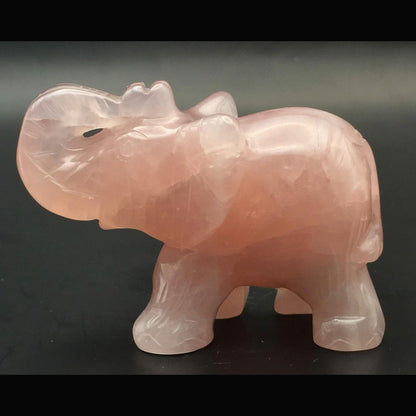 Rose Quartz Elephant #1