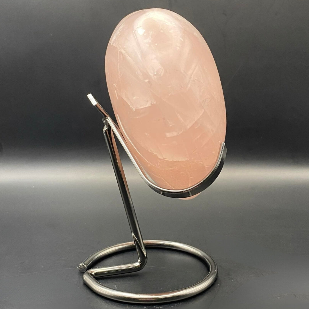 Large Rose Quartz Heart with FREE Stand! #1