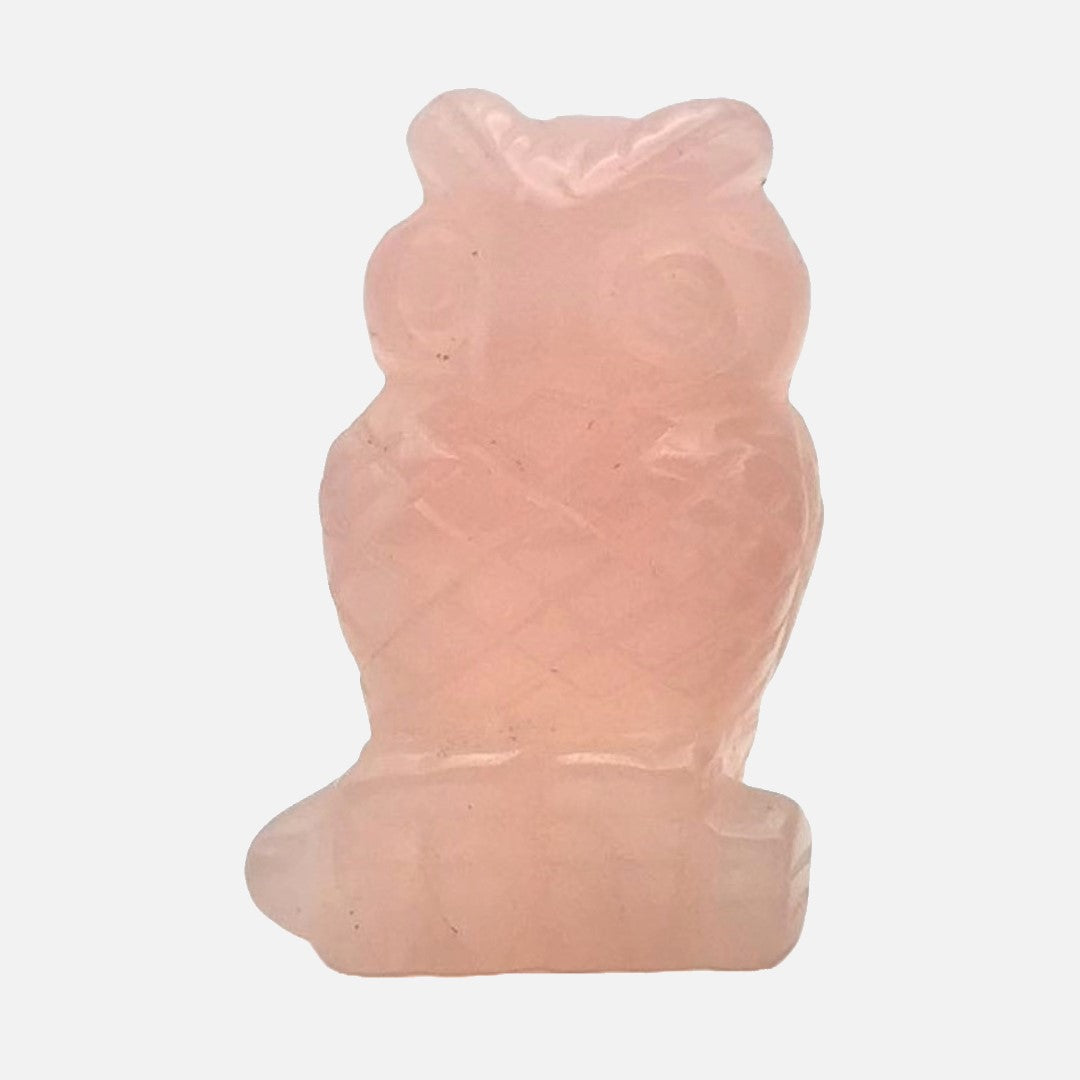 Rose Quartz Owl