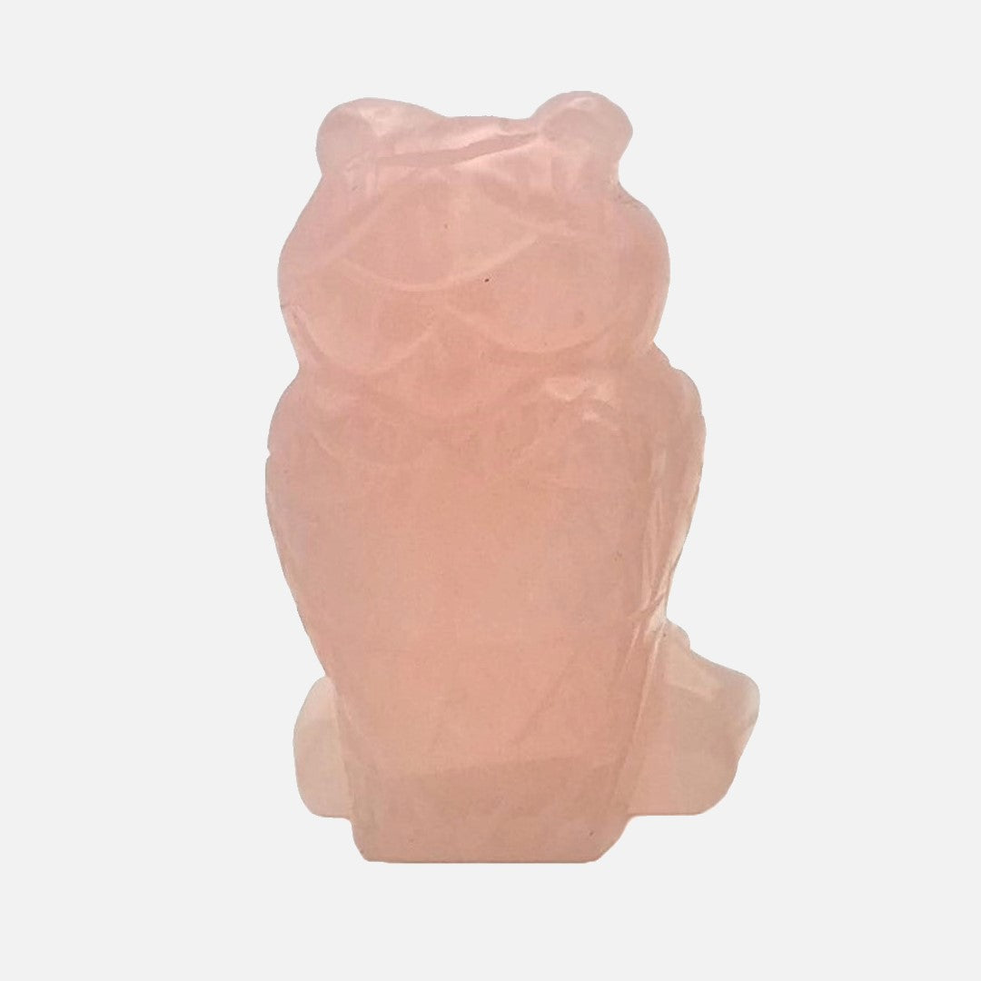 Rose Quartz Owl