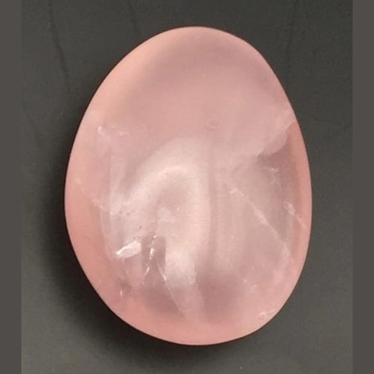 Rose Quartz Palm Stone #5 - Small