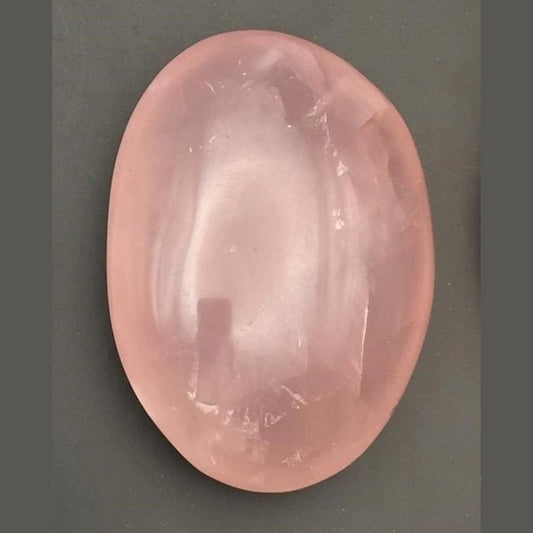 Rose Quartz Palm Stone #8