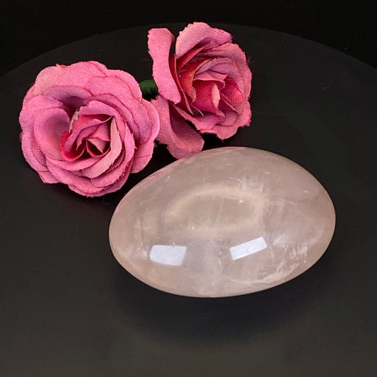 Rose Quartz Palm Stone #11