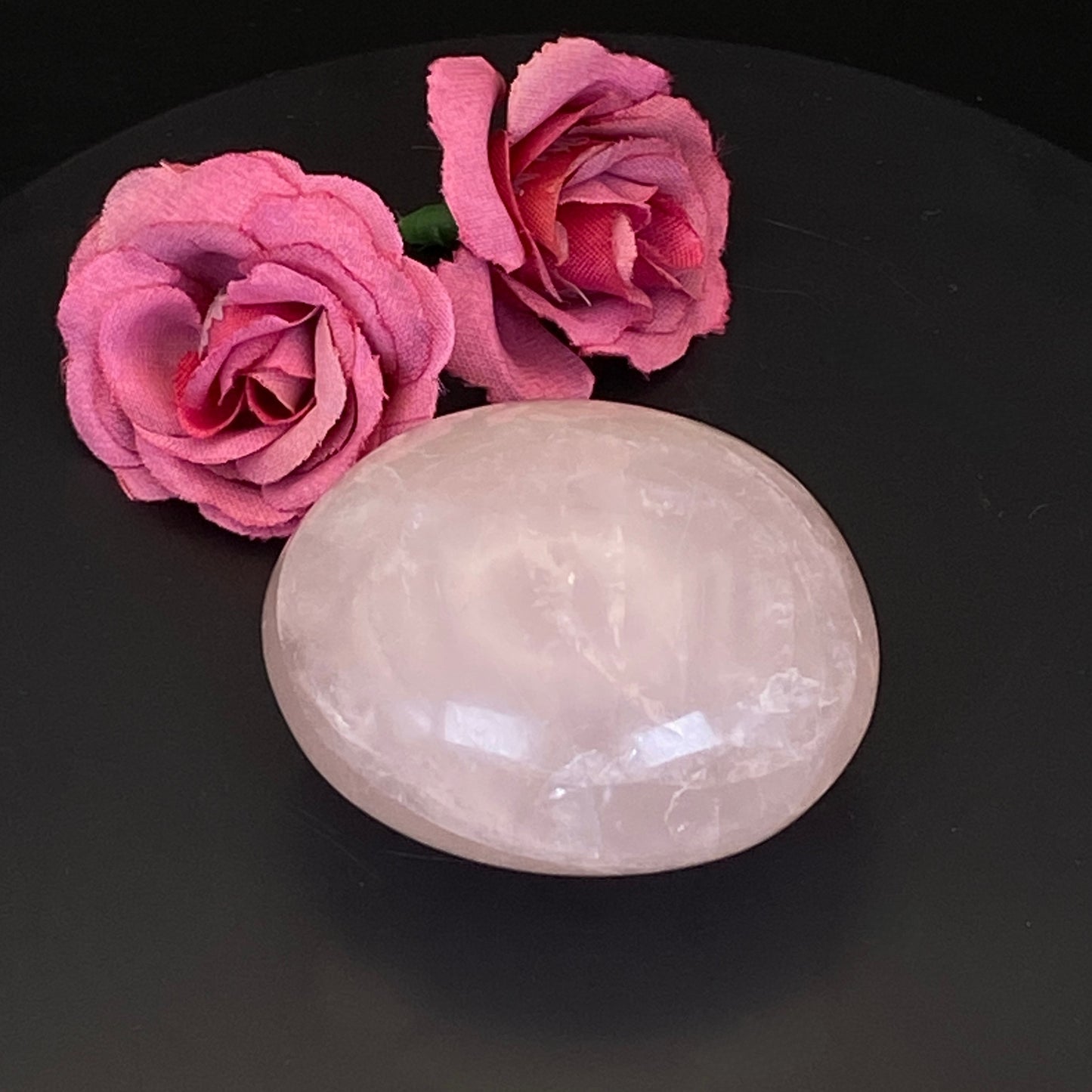 Rose Quartz Palm Stone #13