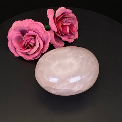 Rose Quartz Palm Stone #13