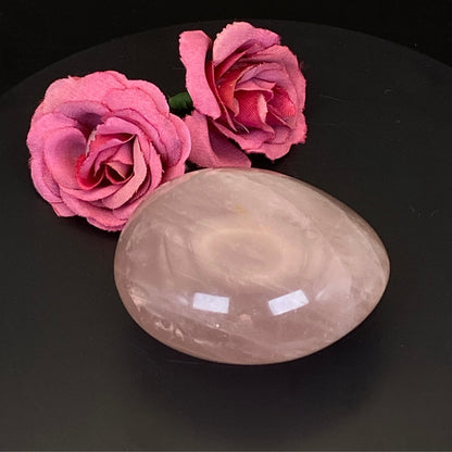 Rose Quartz Palm Stone #14