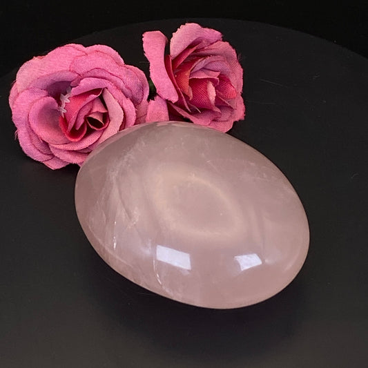 Rose Quartz Palm Stone #15