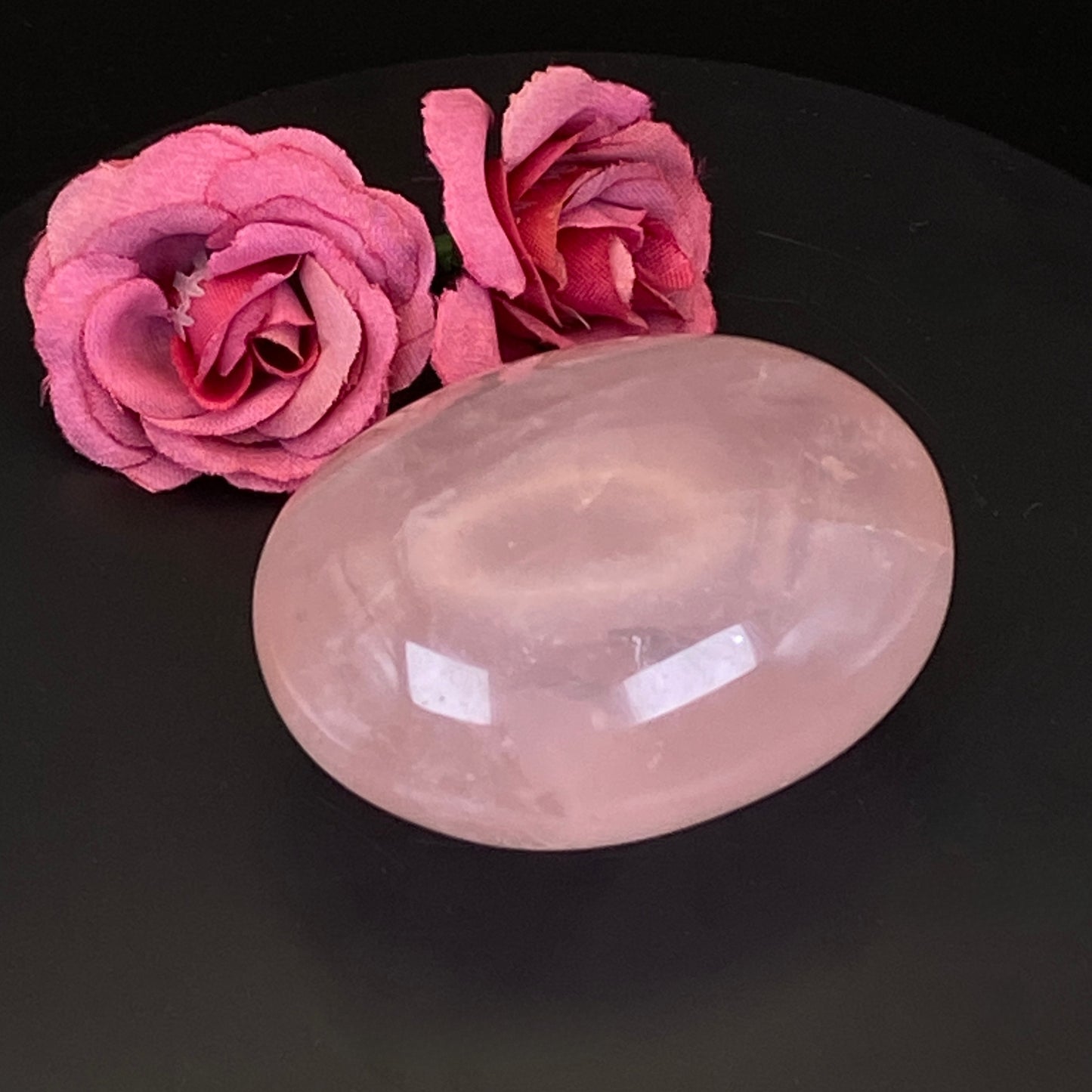 Rose Quartz Palm Stone #16