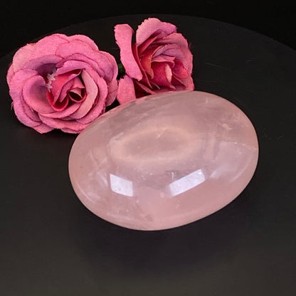 Rose Quartz Palm Stone #16