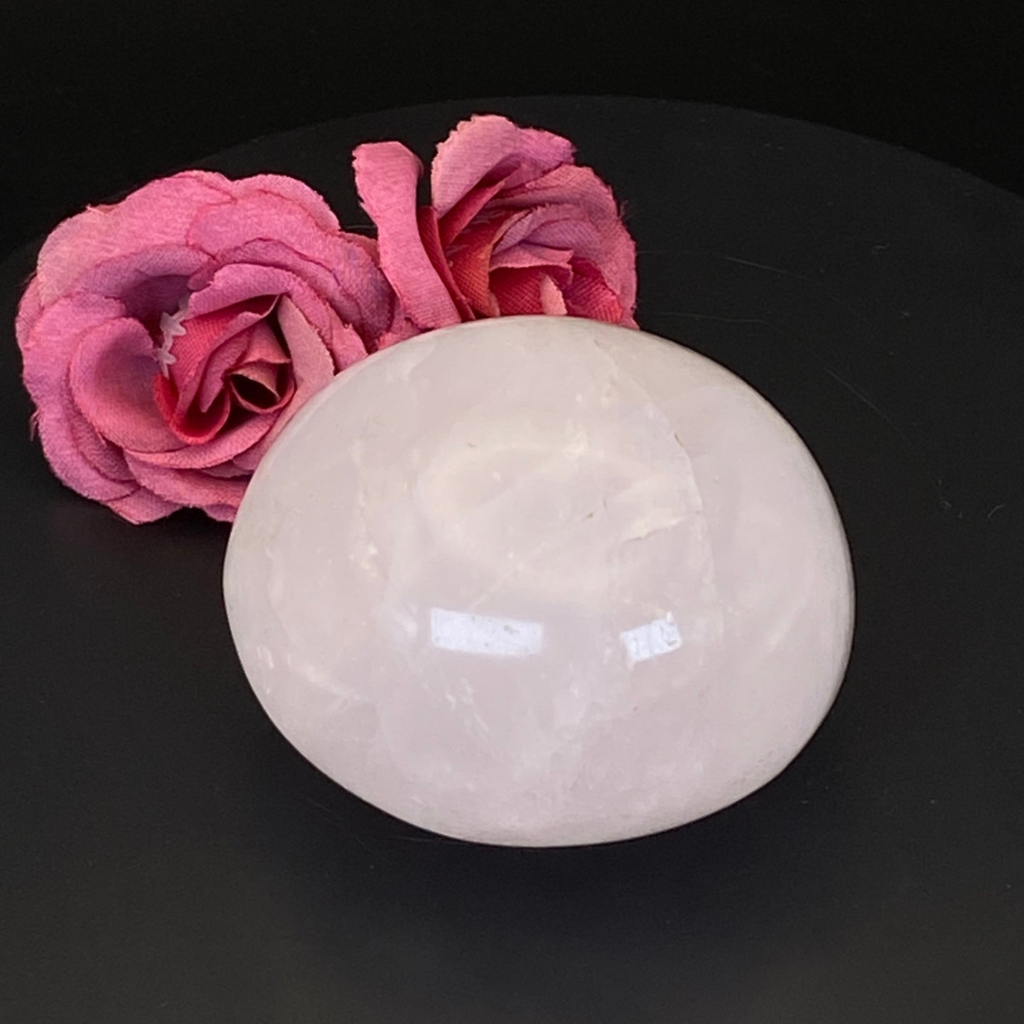 Rose Quartz Palm Stone #19