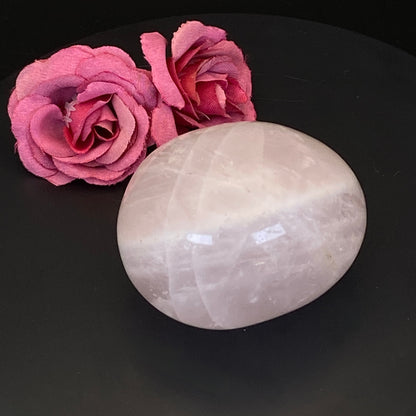 Rose Quartz Palm Stone #19