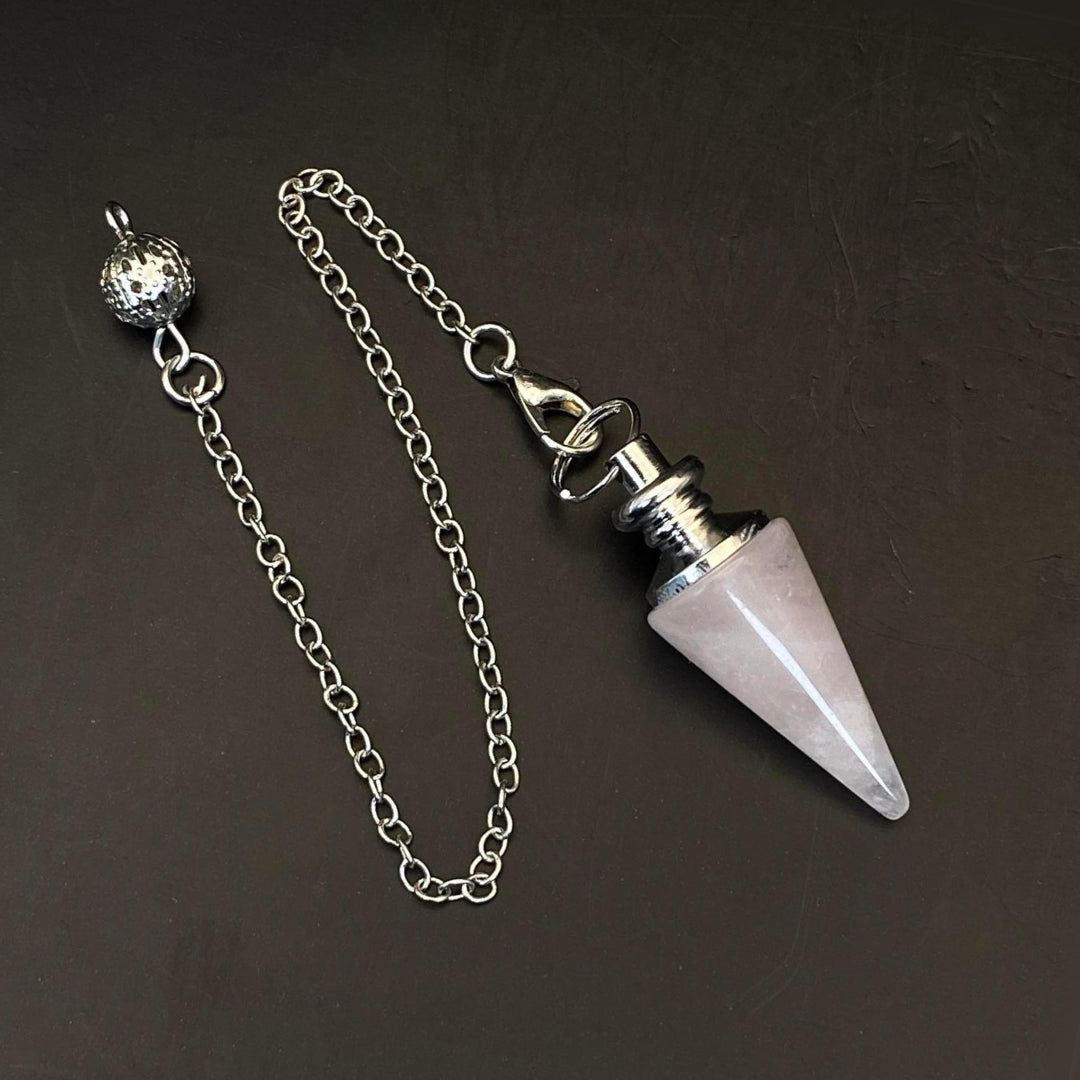 Rose Quartz Pendulum - Small