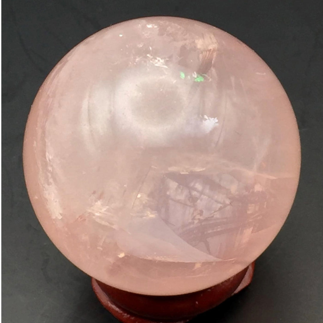 Rose Quartz Sphere #3 - Star!