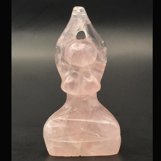 Rose Quartz Yoga Goddess - Small