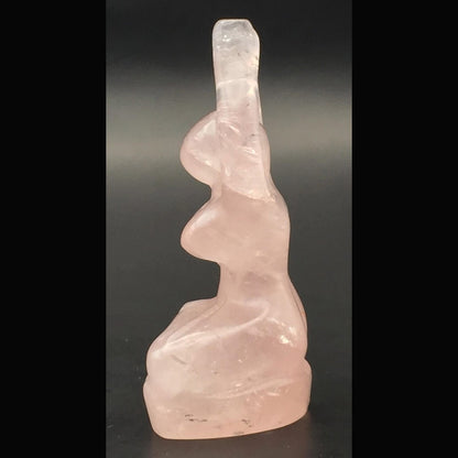 Rose Quartz Yoga Goddess - Small