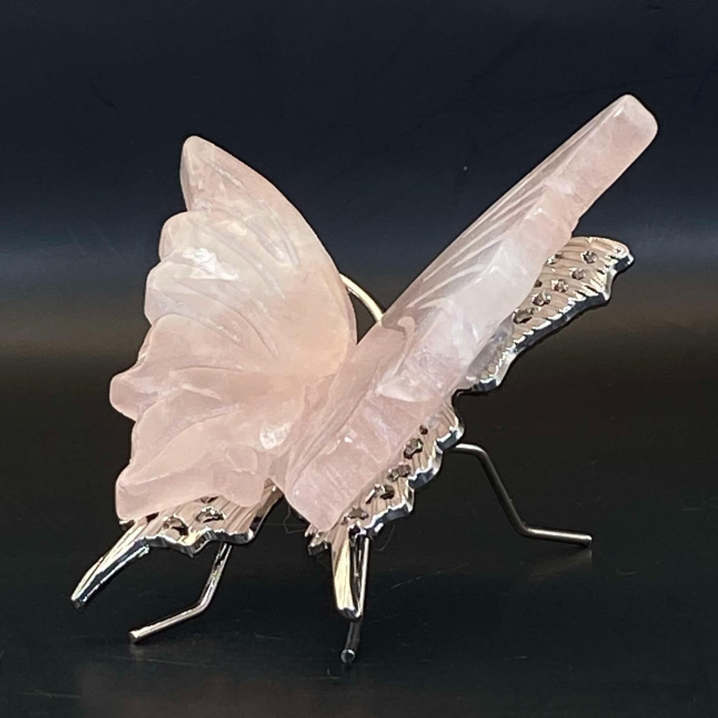 Rose Quartz Butterfly