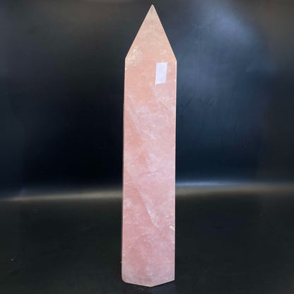 Rose Quartz Tower #2 - 25.8cm