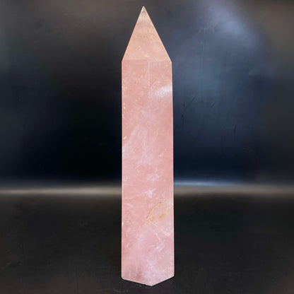 Rose Quartz Tower #2 - 25.8cm