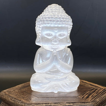 Selenite Buddha