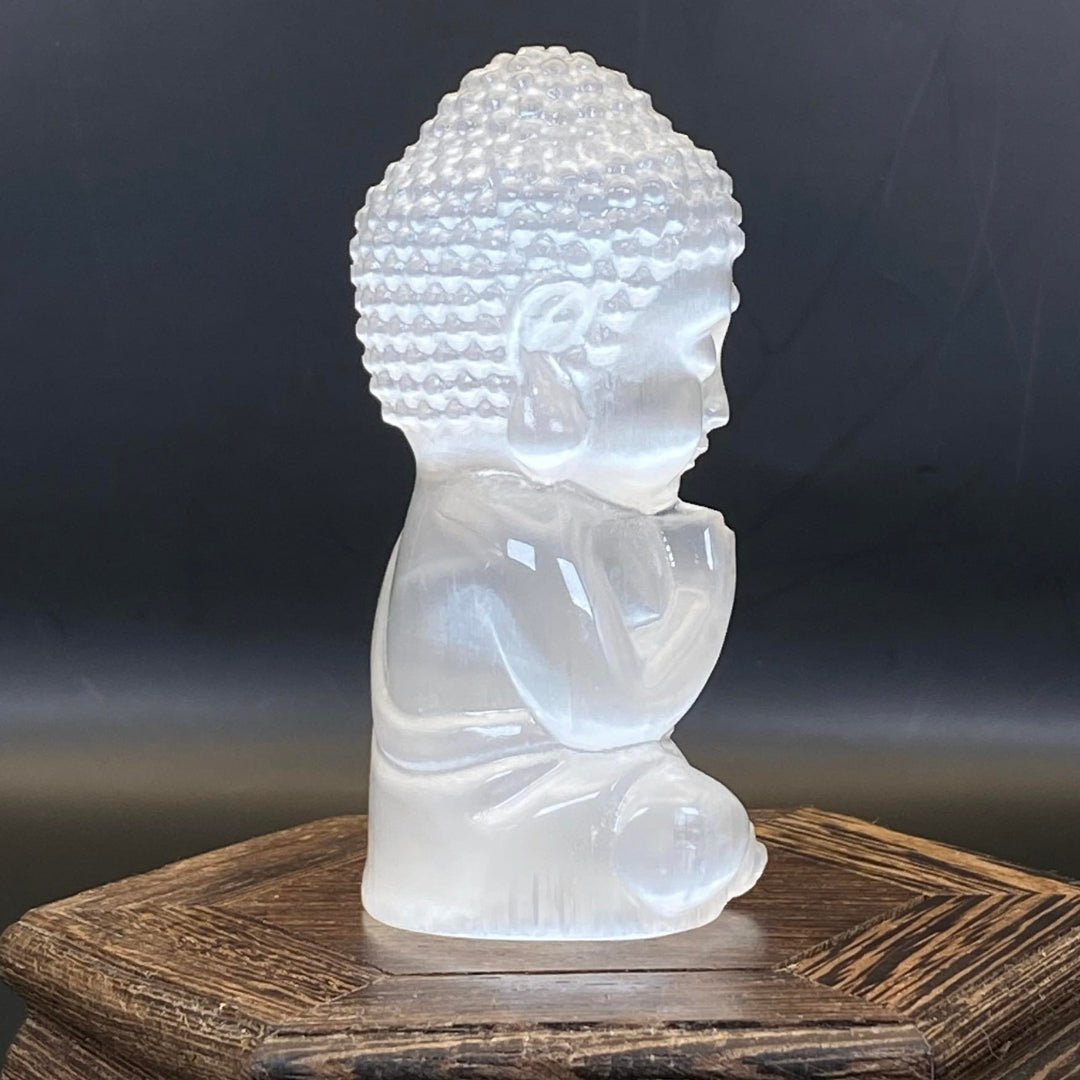 Selenite Buddha