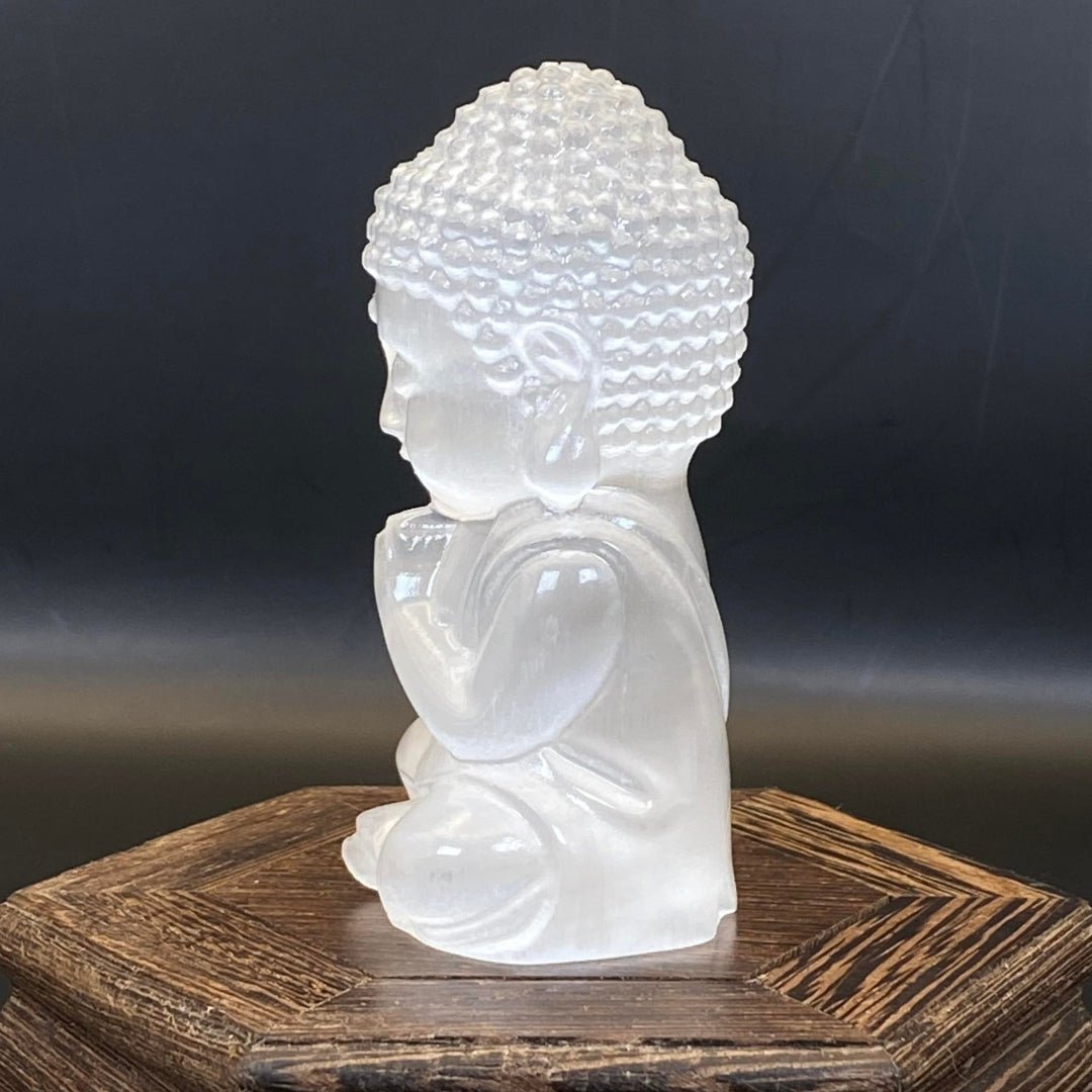 Selenite Buddha