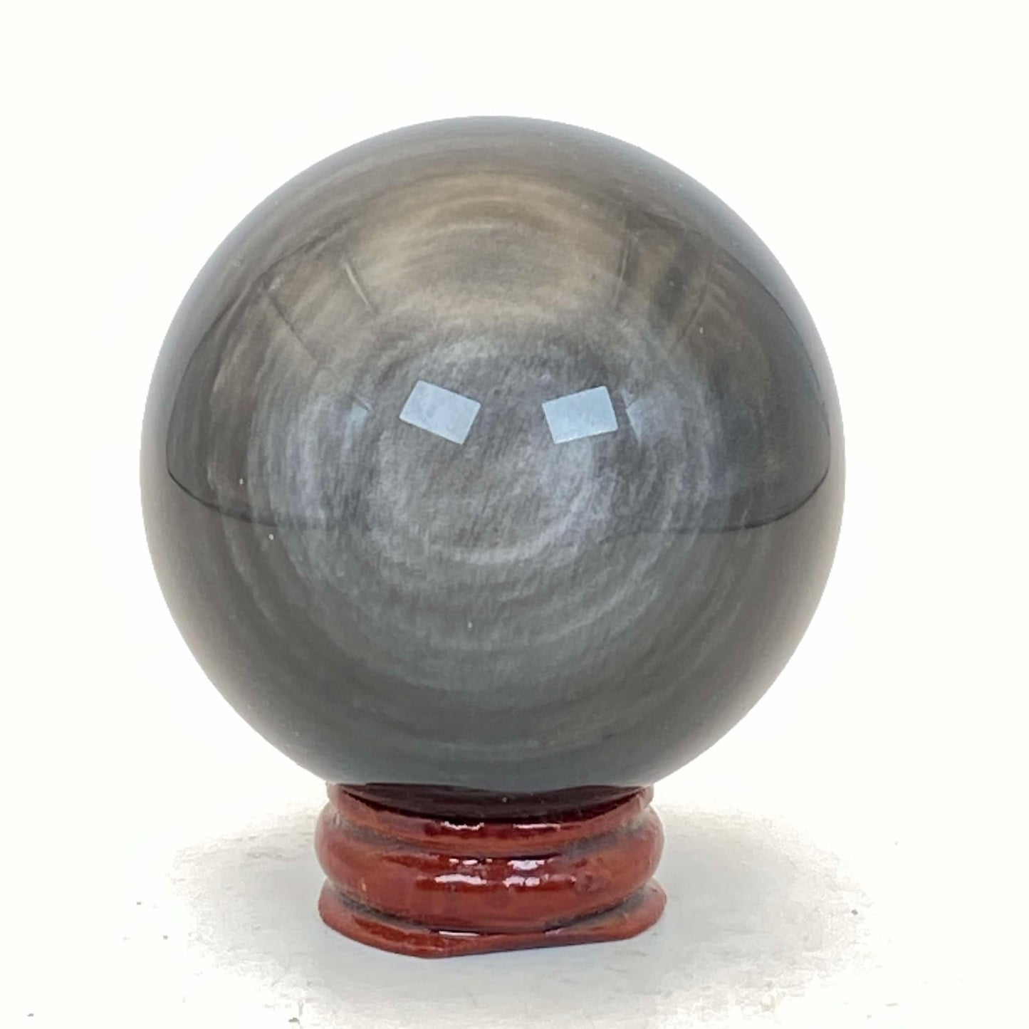 Silver Sheen Obsidian Sphere #1