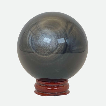 Silver Sheen Obsidian Sphere #2