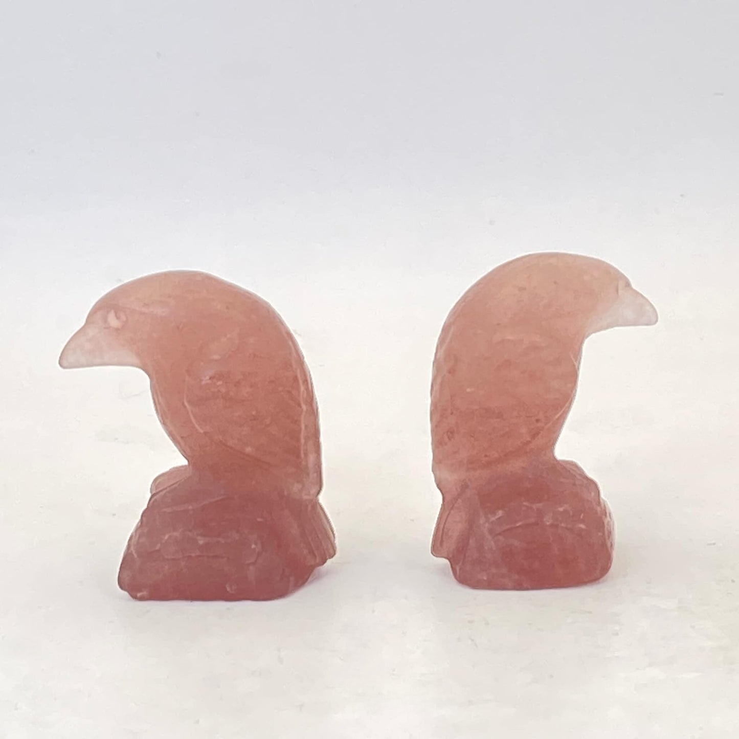 Strawberry Quartz Raven - Small