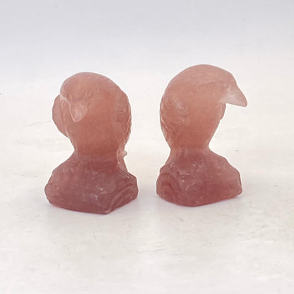 Strawberry Quartz Raven - Small