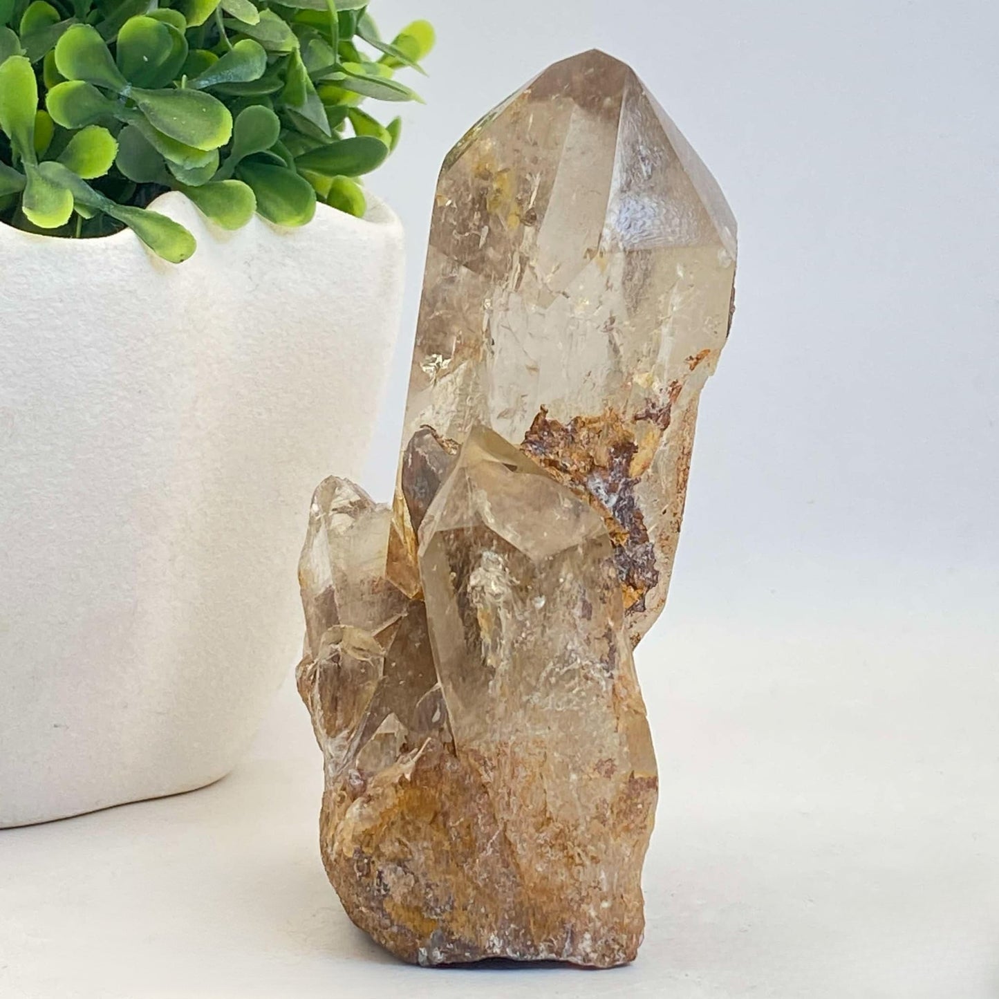 Natural Smokey Quartz Cluster #4