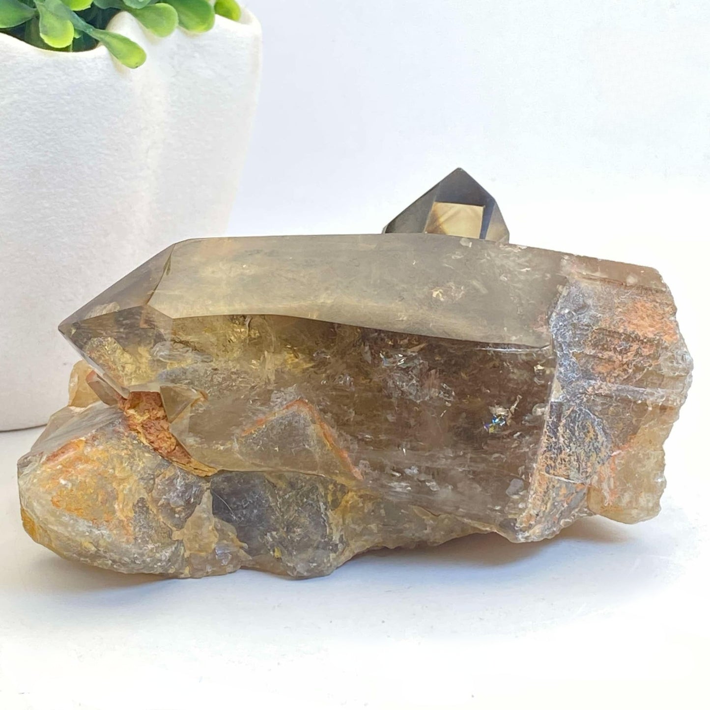 Natural Smokey Quartz Cluster #6