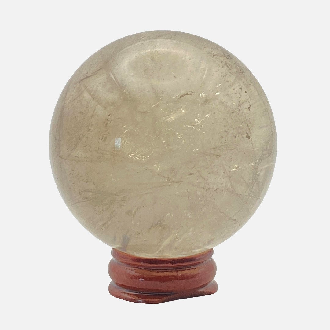 Pale Smokey Quartz Sphere #1