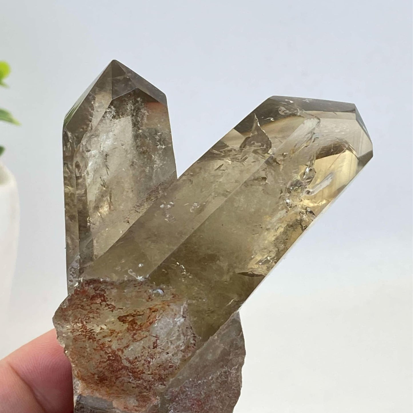 Natural Smokey Quartz Cluster #1