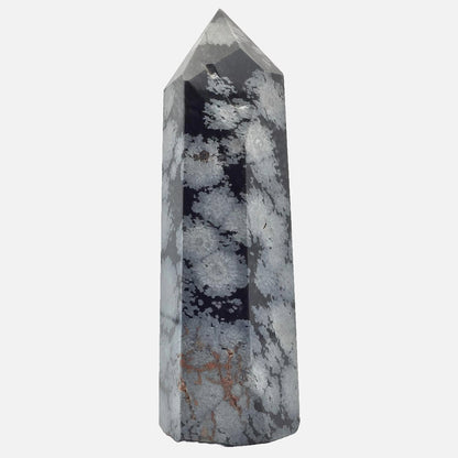 Snowflake Obsidian Point