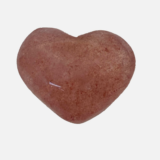 Strawberry Quartz Heart #1 - Small