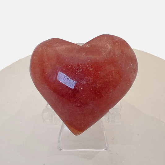 Strawberry Quartz Heart #2 - Small