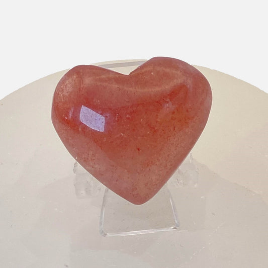 Strawberry Quartz Heart #3 - Small