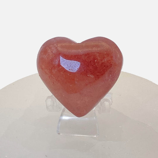 Strawberry Quartz Heart #7 - Small