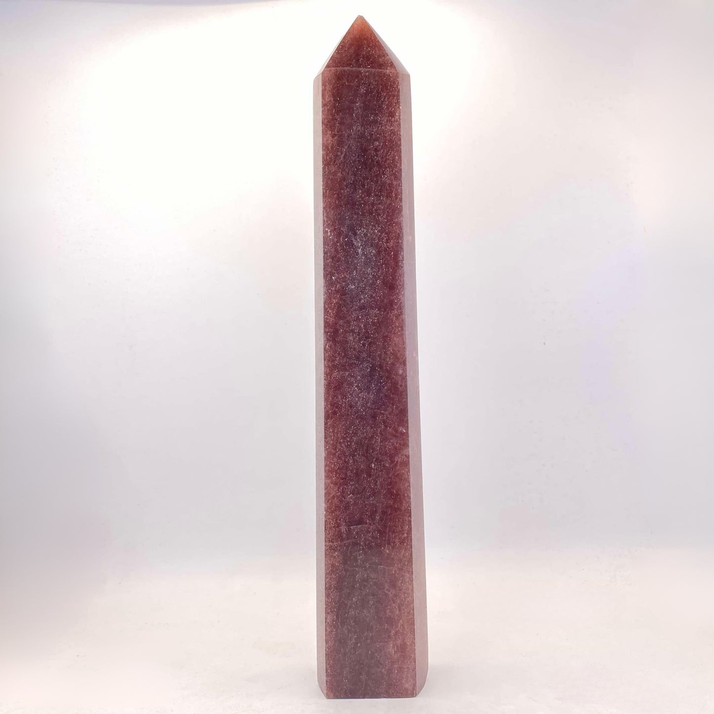 Strawberry Quartz 1KG Tower #2 - Room 1 - 29.3cm