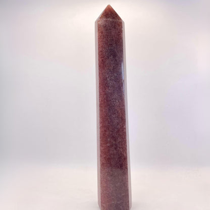 Strawberry Quartz 1KG Tower #2 - Room 1 - 29.3cm