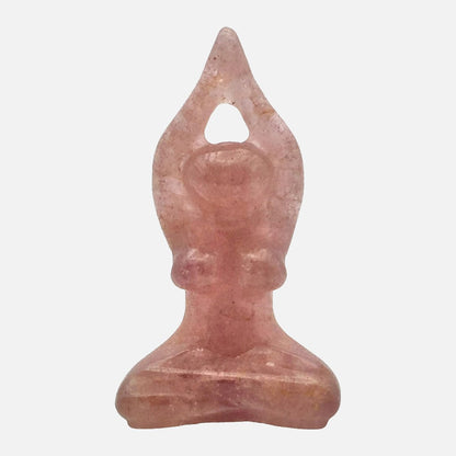 Strawberry Quartz Yoga Goddess