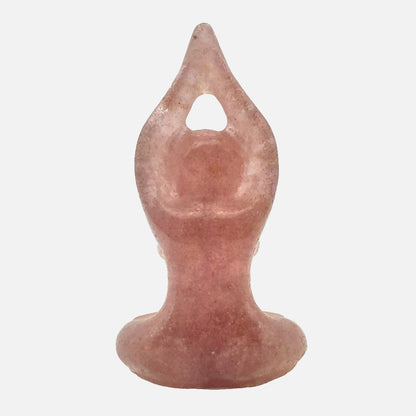 Strawberry Quartz Yoga Goddess