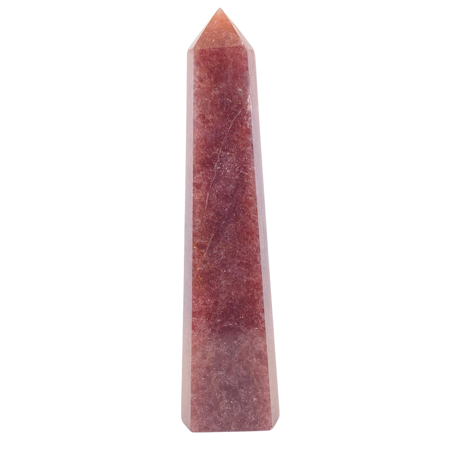 Strawberry Quartz Tower #1 - 23cm