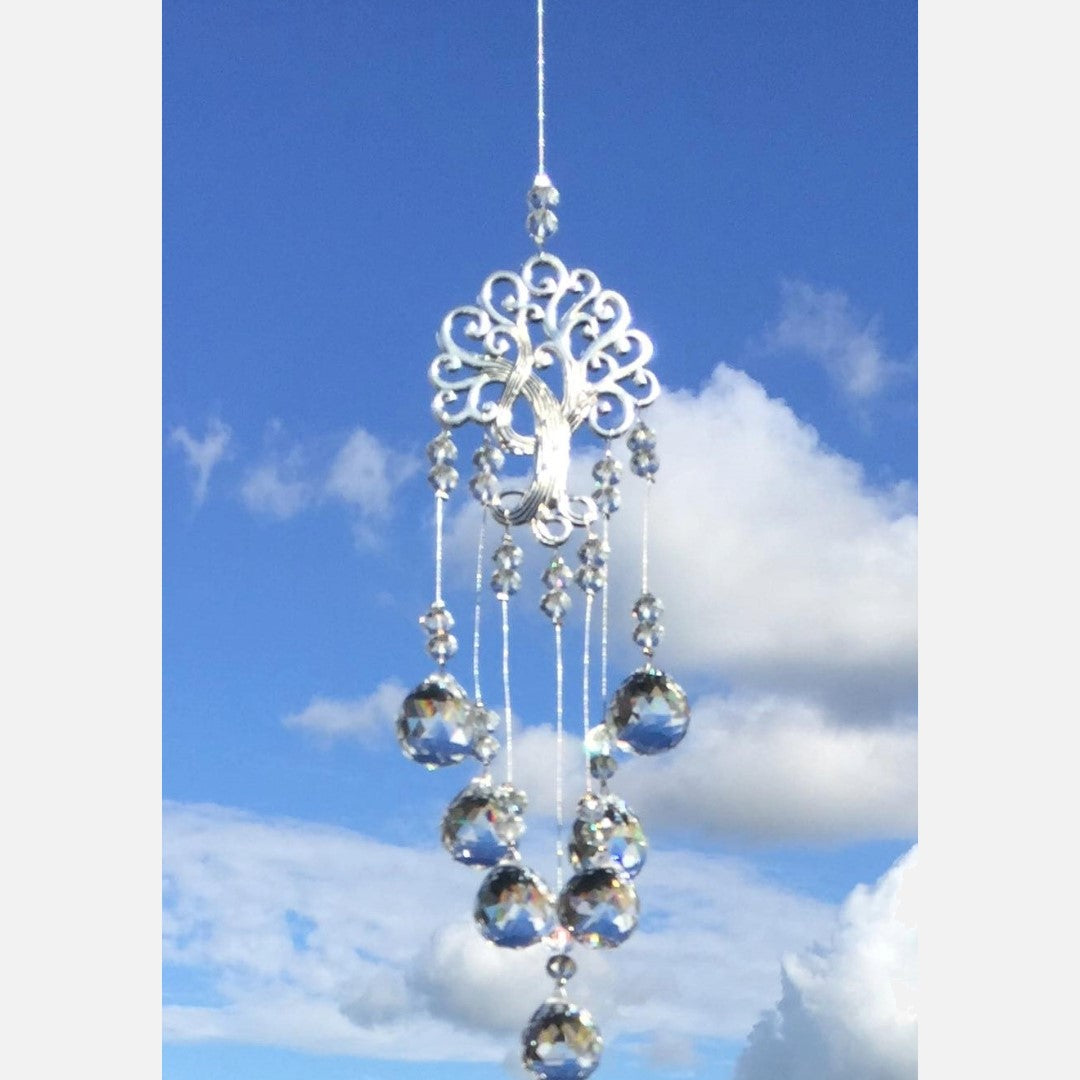 Tree of Life Crystal Suncatcher