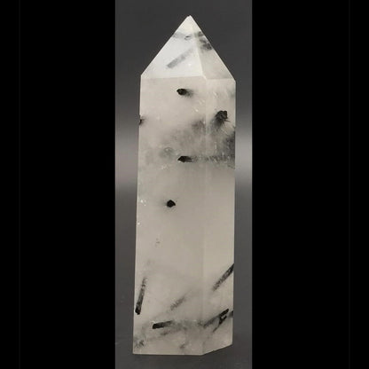 Tourmaline in Quartz Point #1