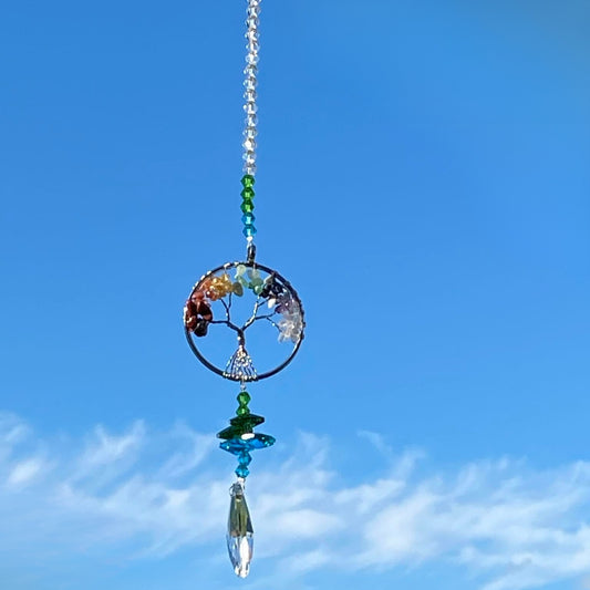 Tree of Life Chakra Suncatcher