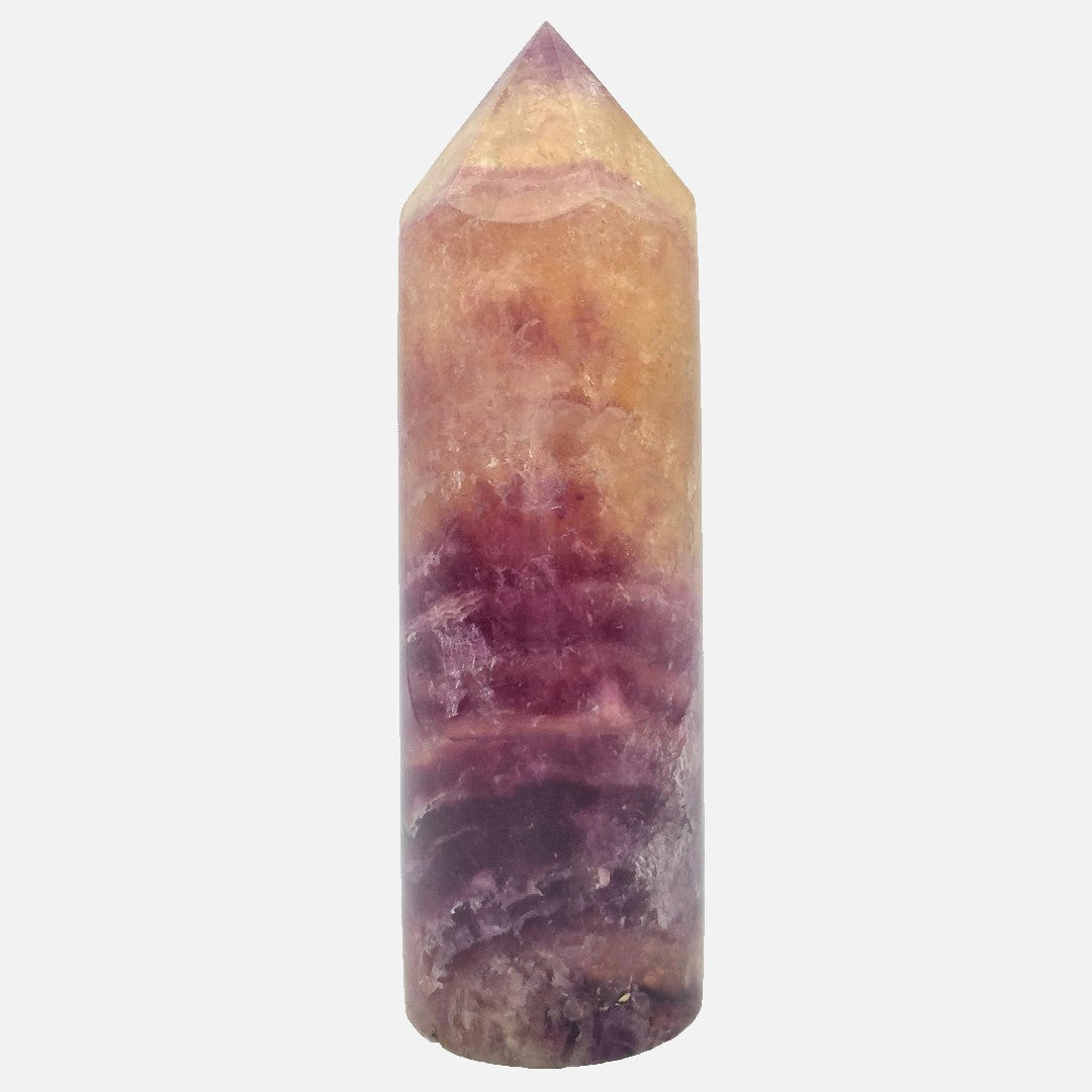 Watermelon Fluorite Circular Point