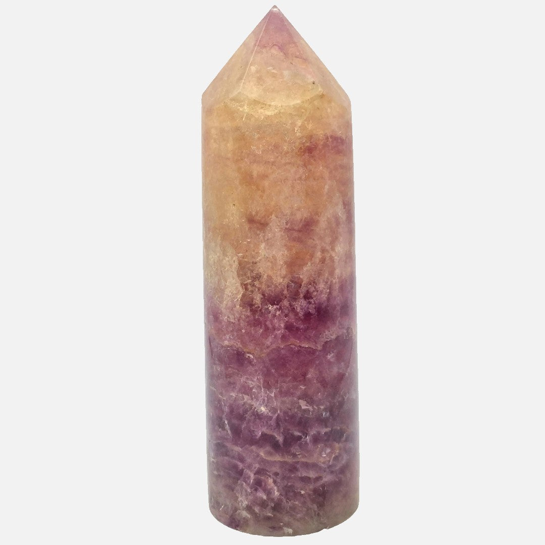 Watermelon Fluorite Circular Point