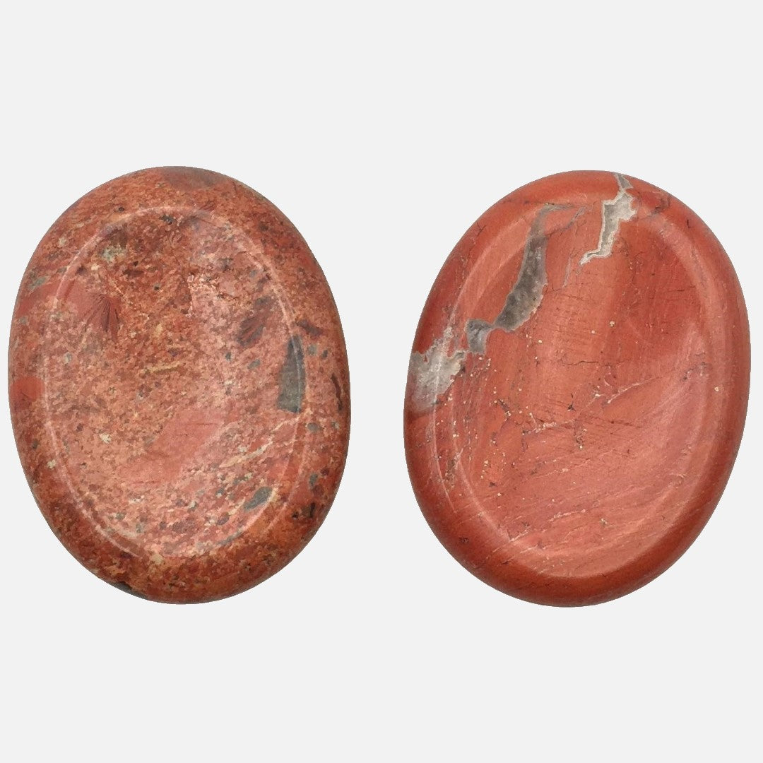 Red Jasper Worry Stone