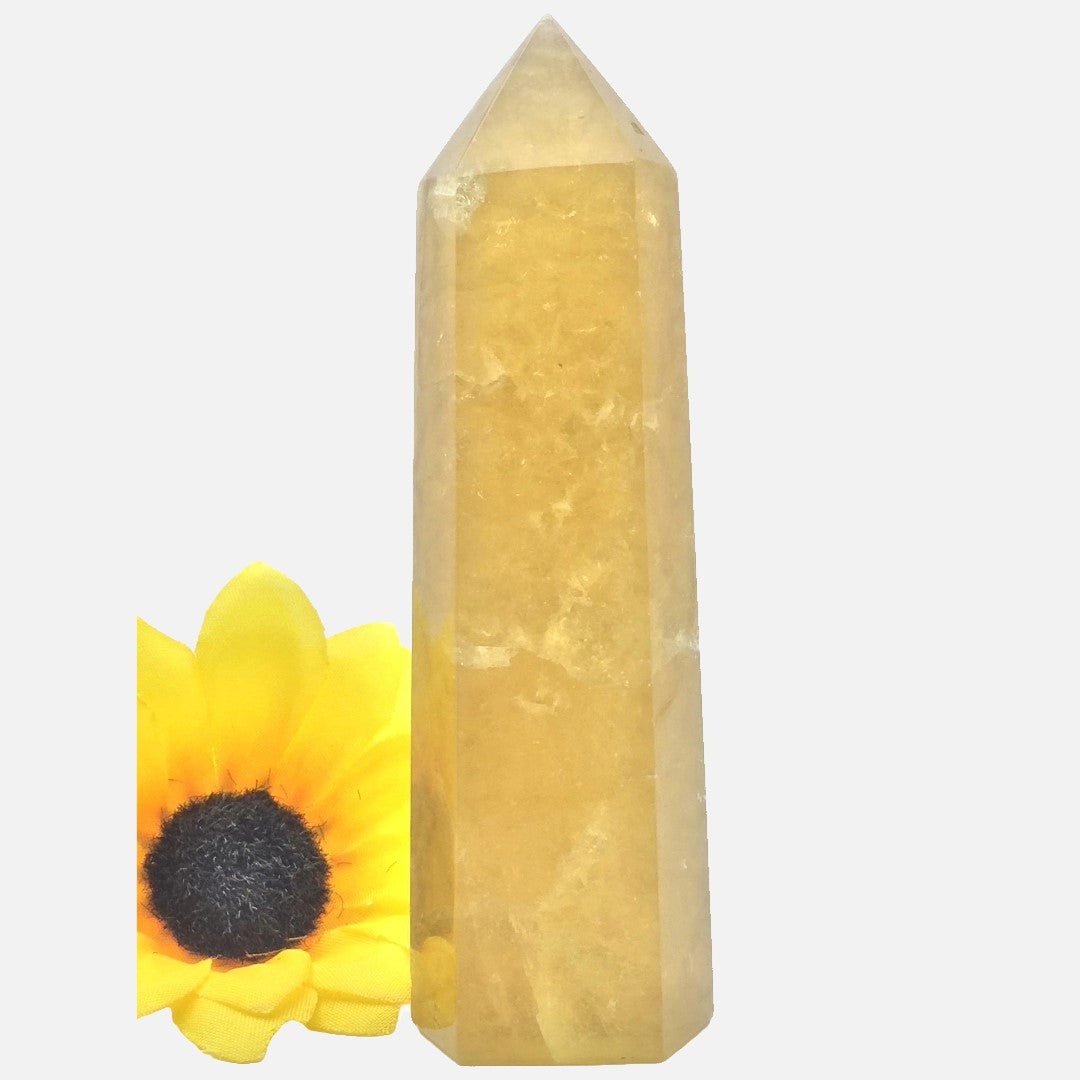 Yellow Fluorite Point #1